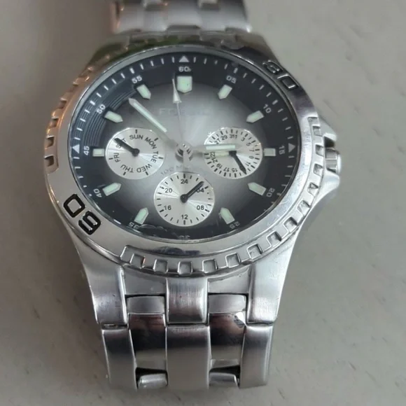 Fossil Stainless Steel Chronograph Watch